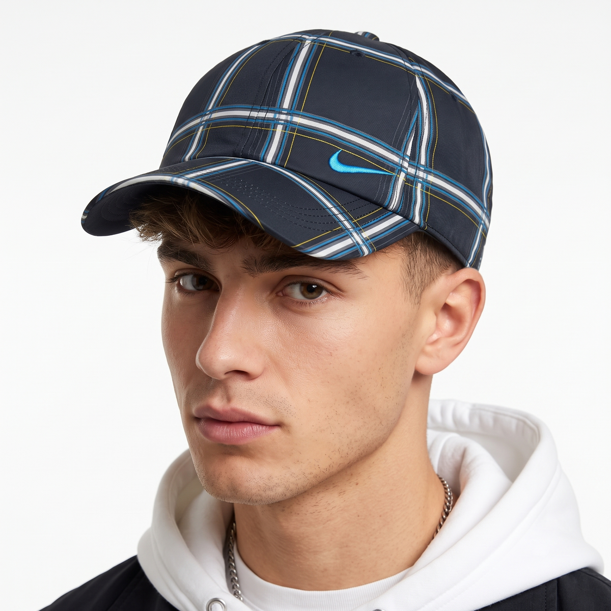 Thrifted Nike Golf Checkered Baseball Cap (57-58cm) | 10537