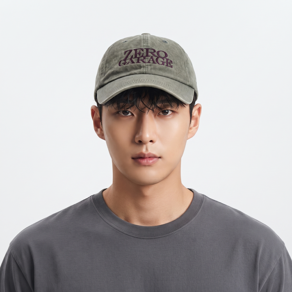 Thrifted Washed Cotton Zero Garage Baseball Cap (58-60 cm) | 10097