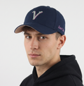Thrifted Saint Vox Navy Blue "V" Logo Cap (57-59 cm) | 10747