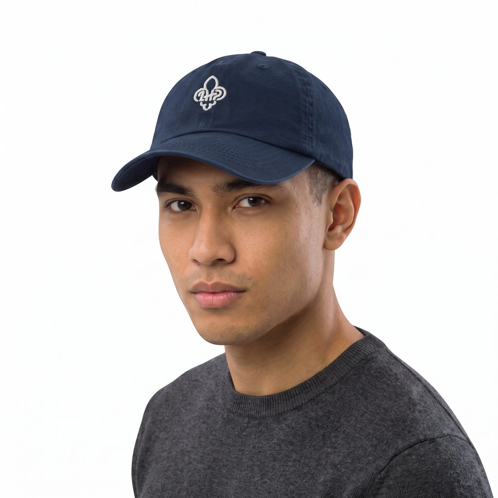 Thrifted Beechfield Dark Navy Adjustable Cap (57cm) | 10456