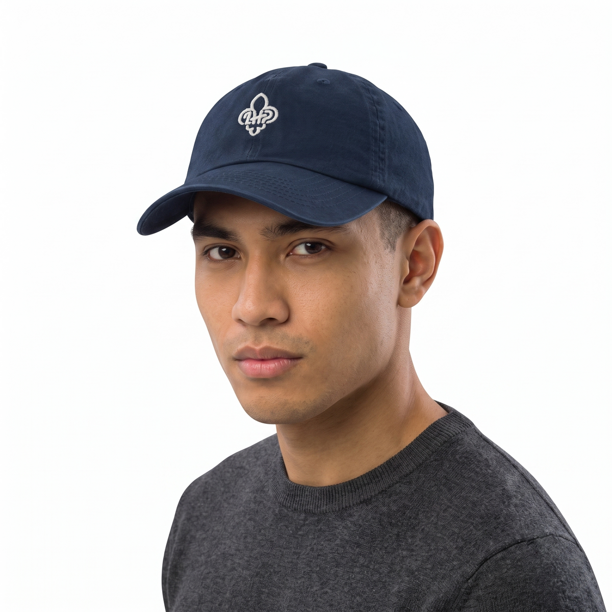 Thrifted Beechfield Dark Navy Adjustable Cap (57cm) | 10456