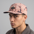 Thrifted Dakine Peach & Black Custom 5-Panel Camp Hat (57cm) | 10455