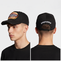 Thrifted DSquared2 Black Distressed Strapback Cap (58-60 cm) | 10091