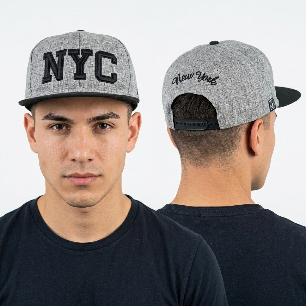 Thrifted Terranova NYC Grey Snapback Cap (56-57 cm) |10710