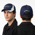 Thrifted Sport-Tek Navy & White Almatis Cap (56-57 cm) | 10760