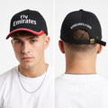 thrifted Fly Emirates Logo Black Sports Cap Adult Size (58-60cm) | 10373