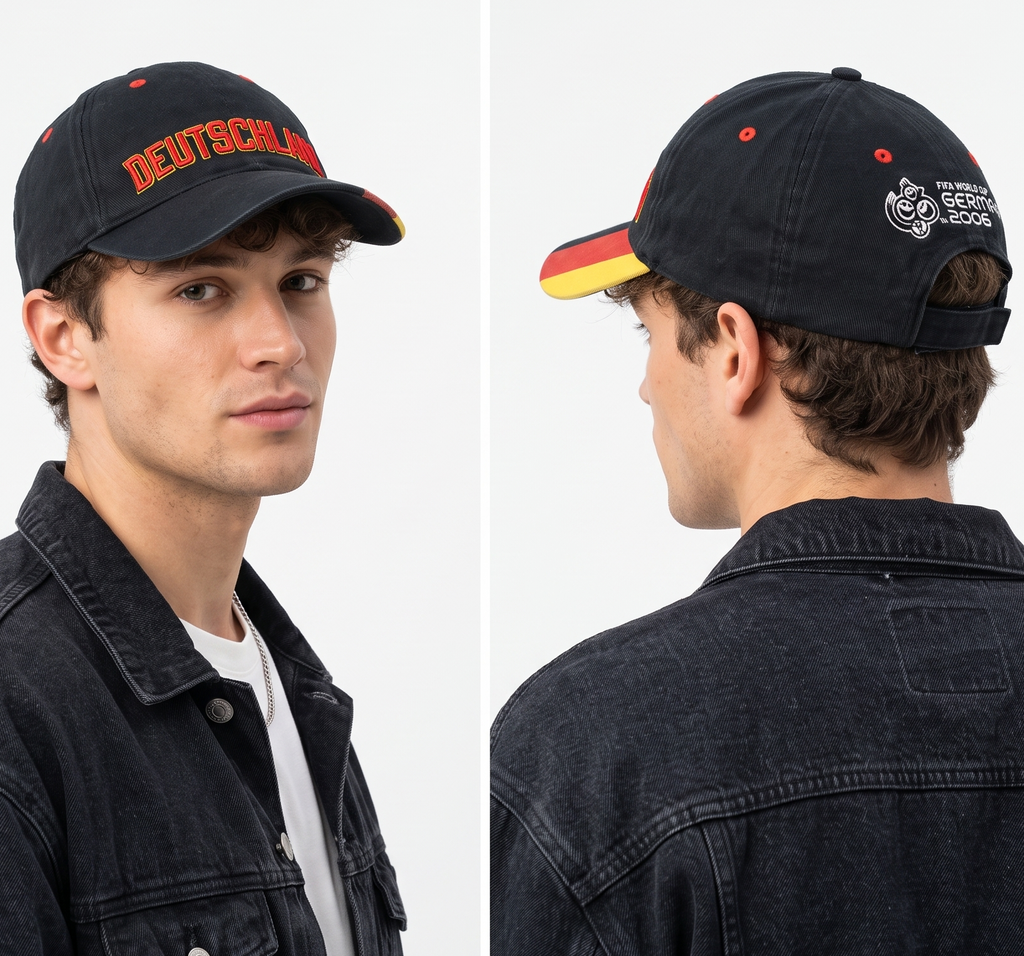 Thrifted FIFA World Cup 2006 Deutschland Cotton Strapback Cap (Size 57–59 cm) | 10841