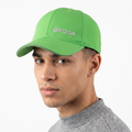 Thrifted Skoda Auto Green Strapback Hat with Reflective Trim (58-60cm) | 10360