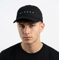 Thrifted Minimalist Black B L A N C O Baseball Cap – BROSS Hat 57-58cm | 10623