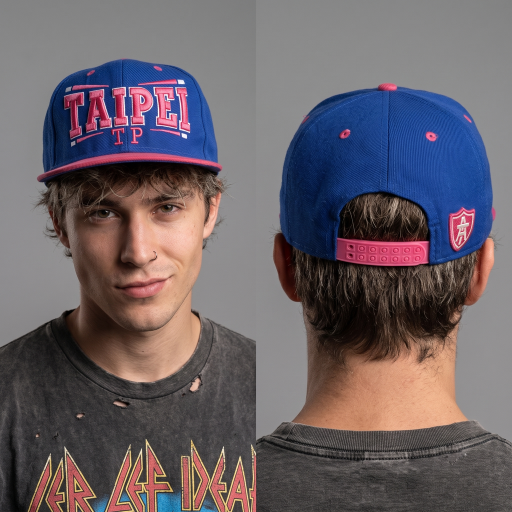 Thrifted Two-Tone Taipei TP Snapback (57-59cm) | 10367