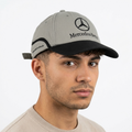 Thrifted Mercedes-Benz Grey & Black Baseball Cap (56-57cm) | 10614