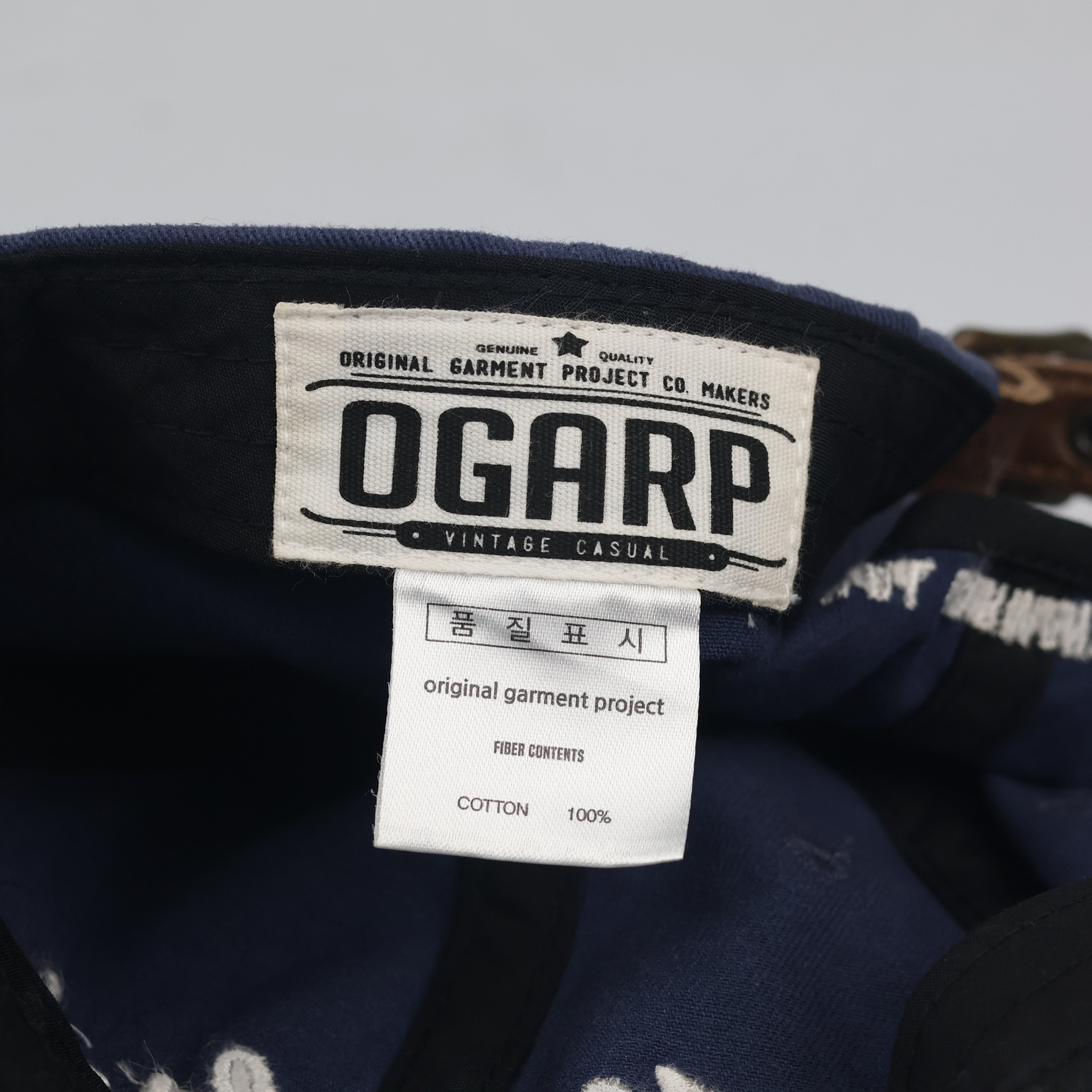 OGARP Original Garment Project Dad Cap | Thrifted Blue Hat 56-58cm