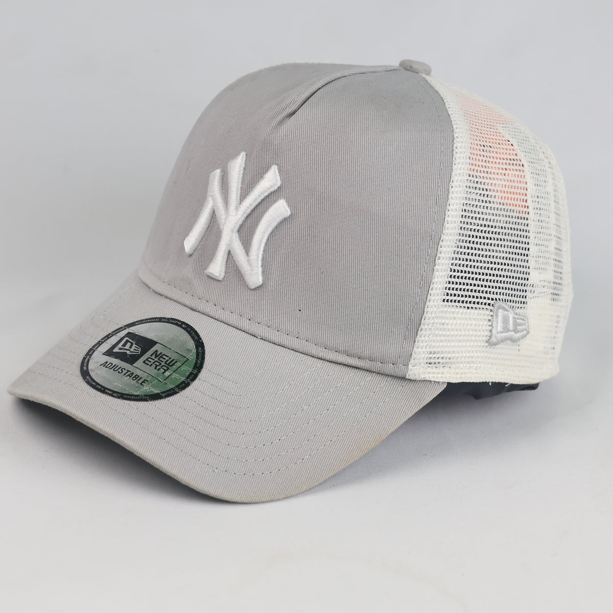 Thrifted New Era NY Yankees Grey Mesh Trucker Cap (57-58cm)   |10660