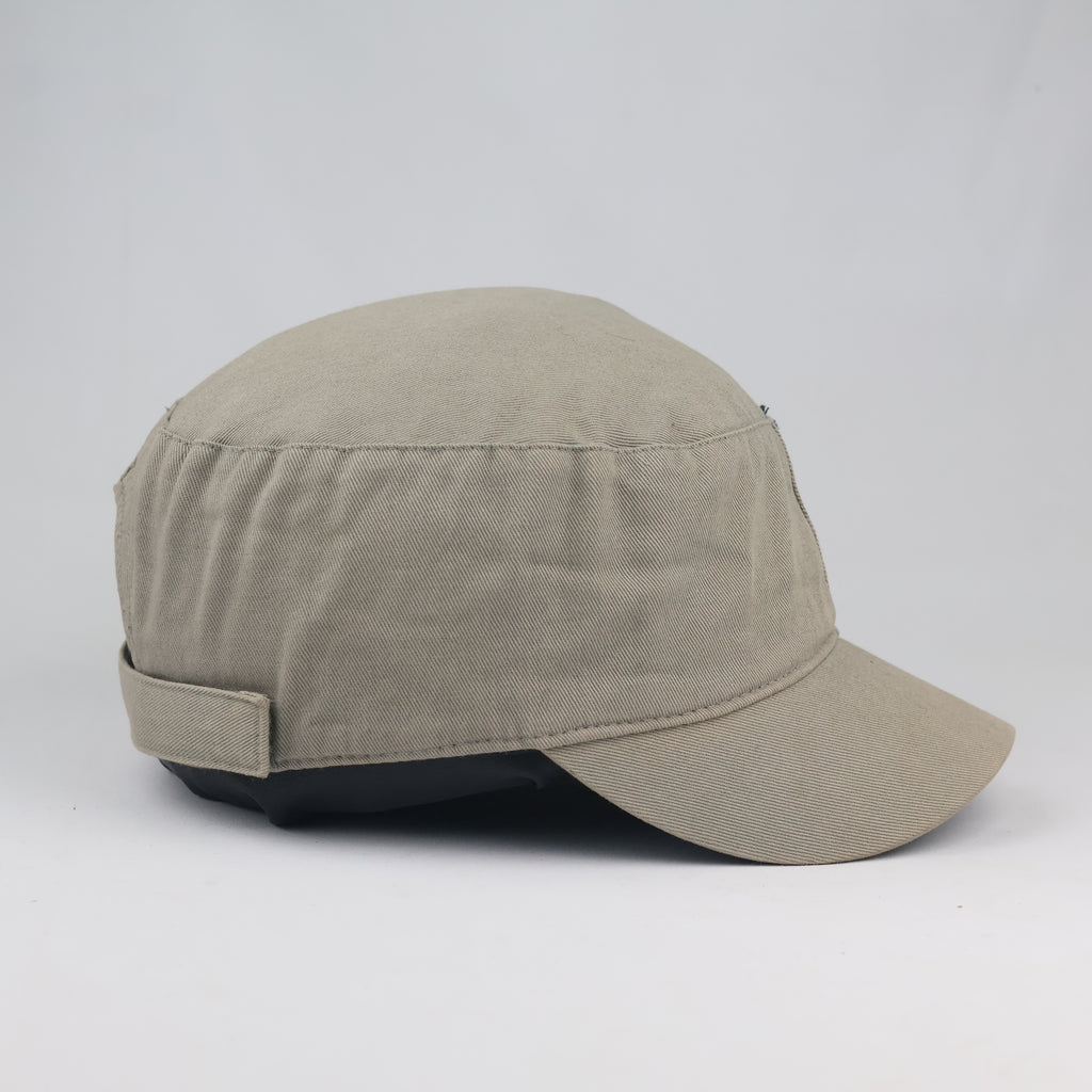 Puma Big Cat Raw Edge Utility Cap | Thrifted Khaki Streetwear Hat 57-59cm