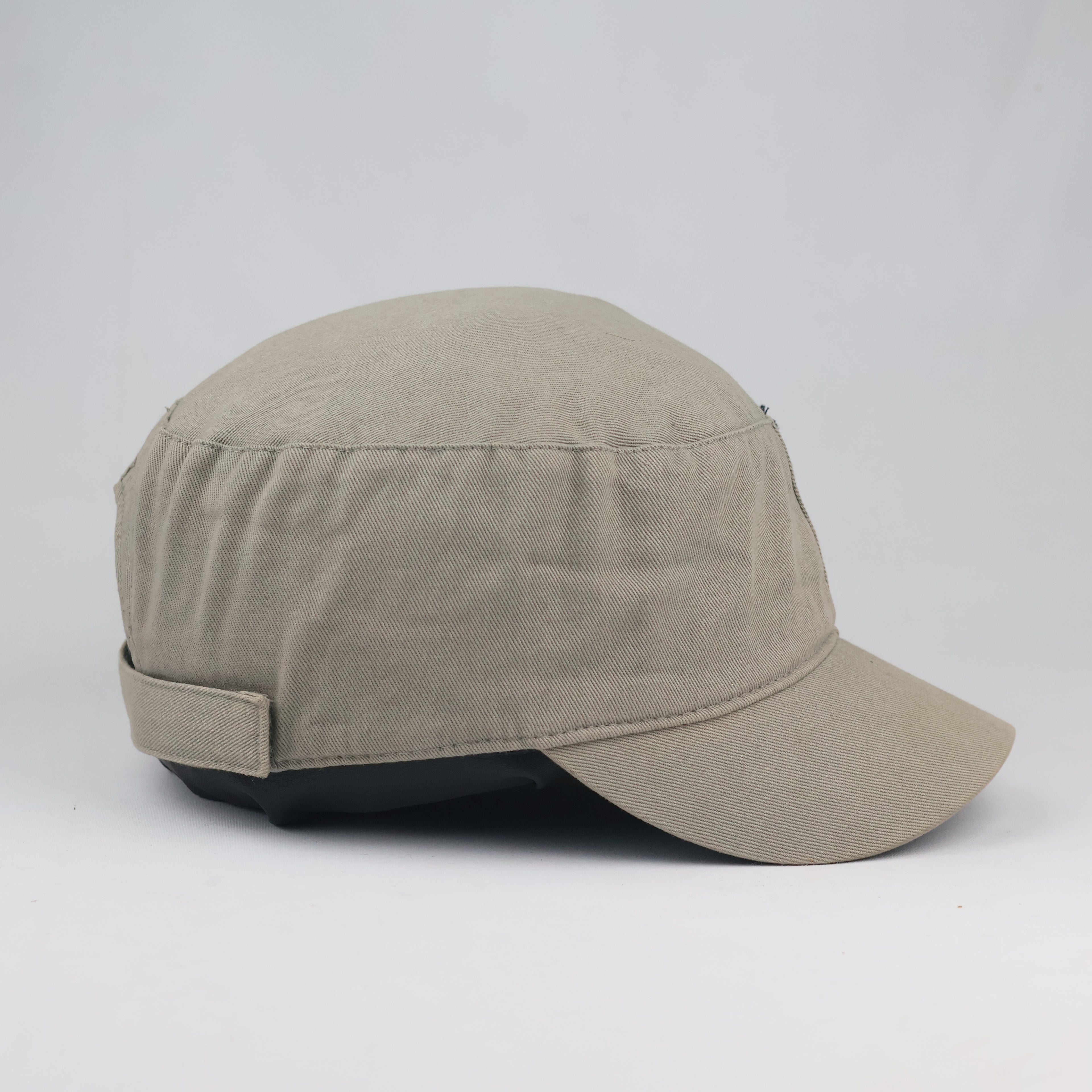 Puma Big Cat Raw Edge Utility Cap | Thrifted Khaki Streetwear Hat 57-59cm