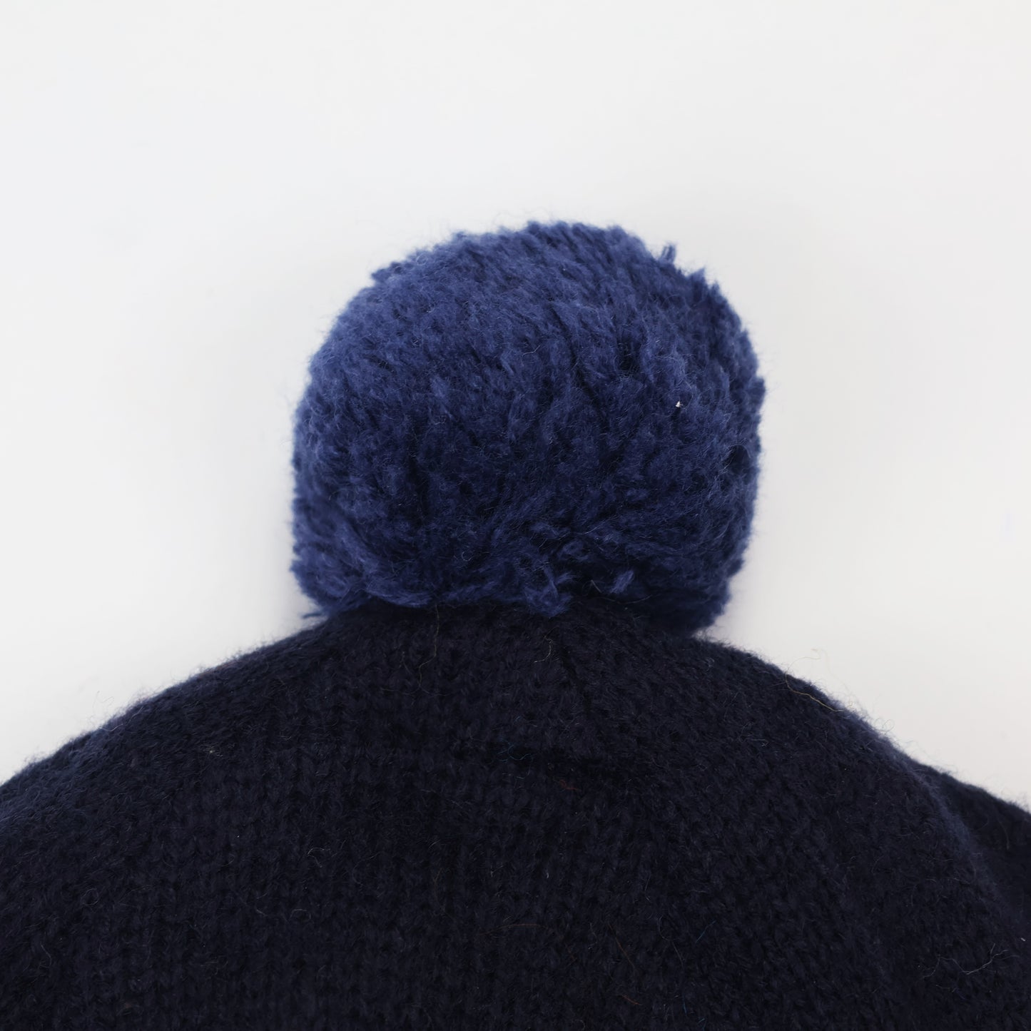 BLUEDOG Kids Earflap Beanie – Navy Nordic Dog Pattern with Warm Fleece Lining