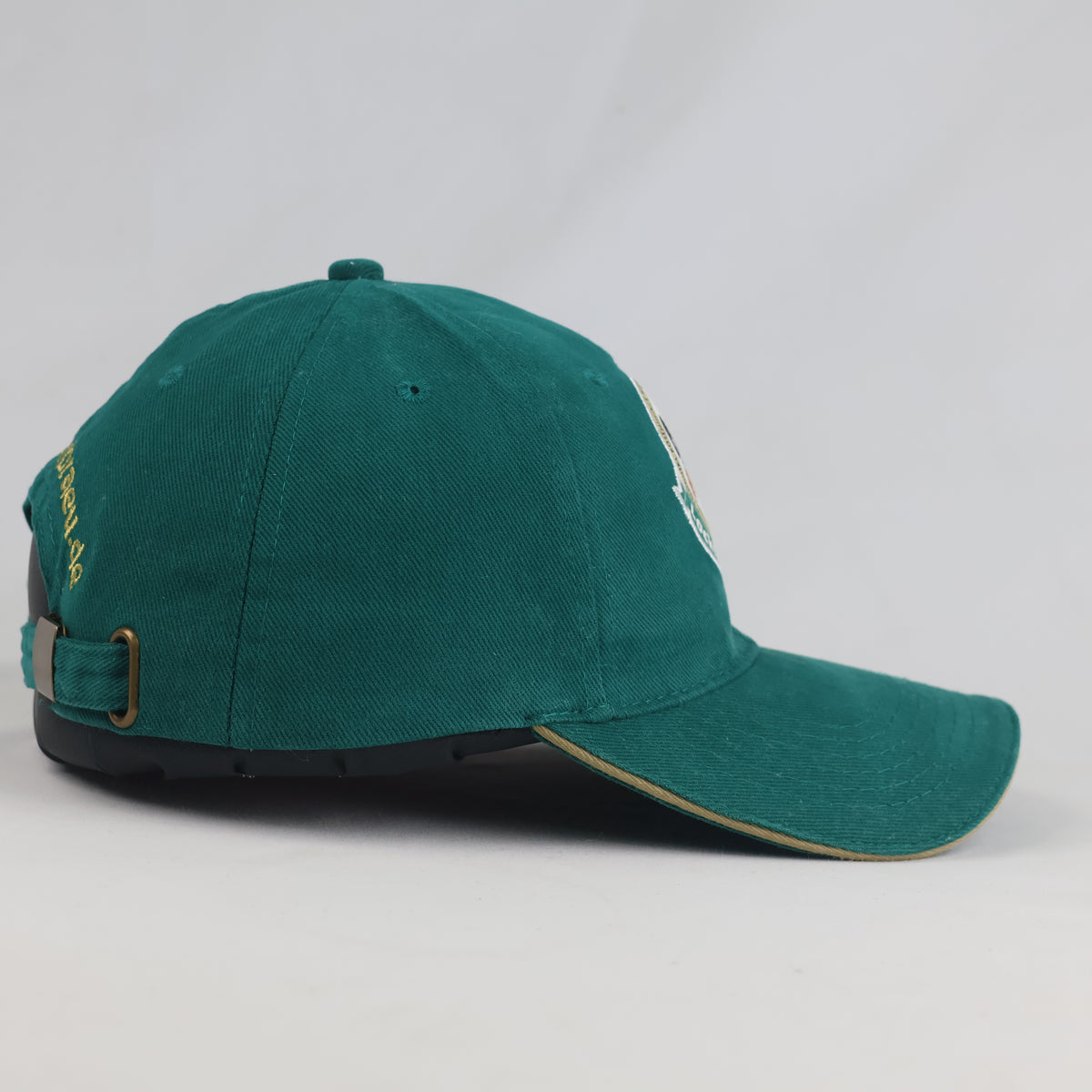 Thrifted Auerbräu Green Cotton Strapback Cap (56-57 cm) |10709
