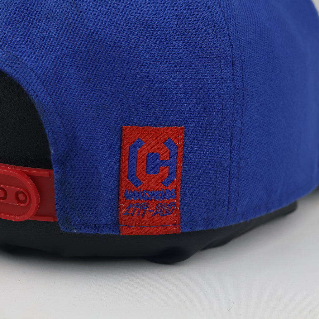 Cropp Royal Blue and Red Two-Tone Snapback Cap