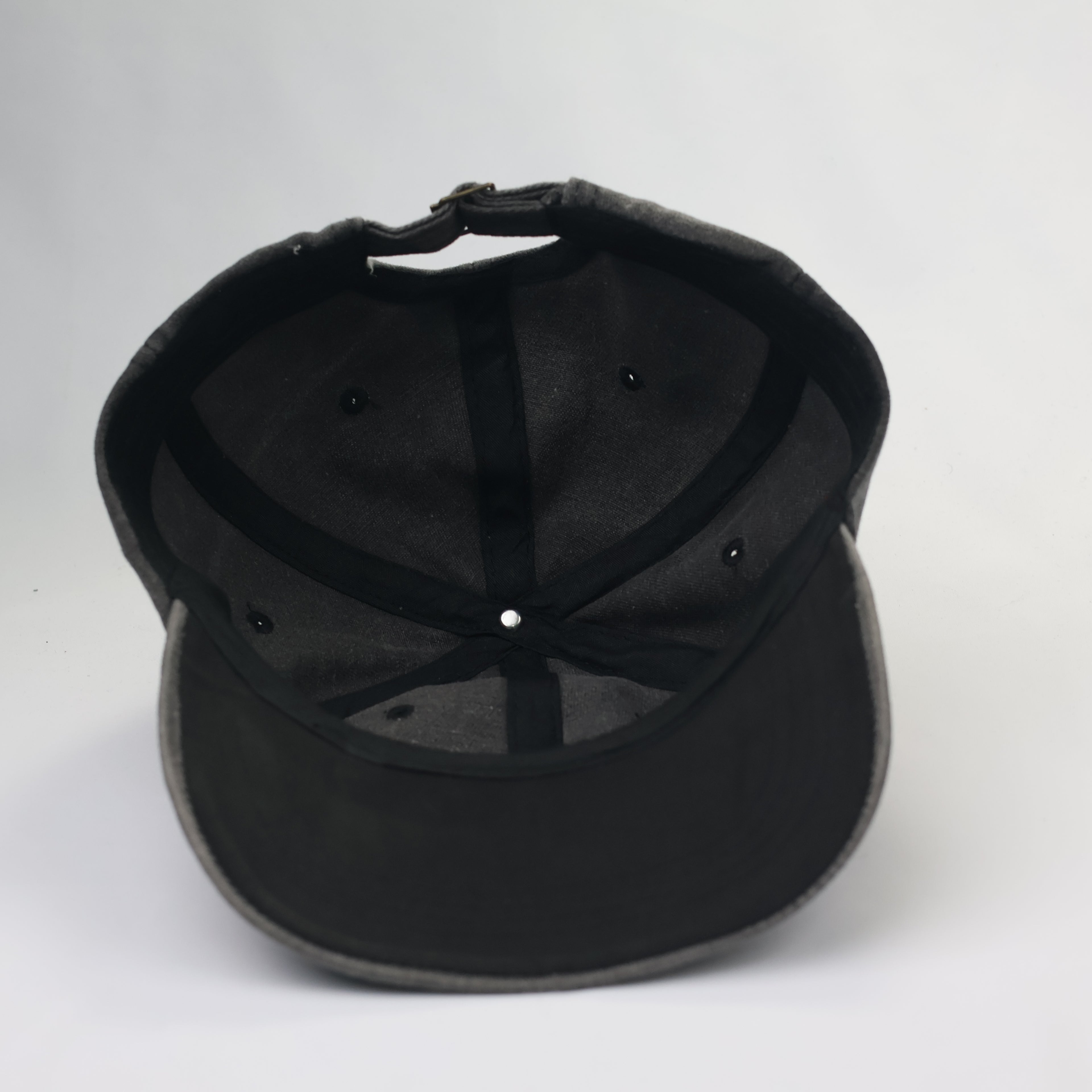 Vintage Boston EST. 1997 Washed Cotton Trotted Dad Hat | Charcoal Grey Baseball Cap