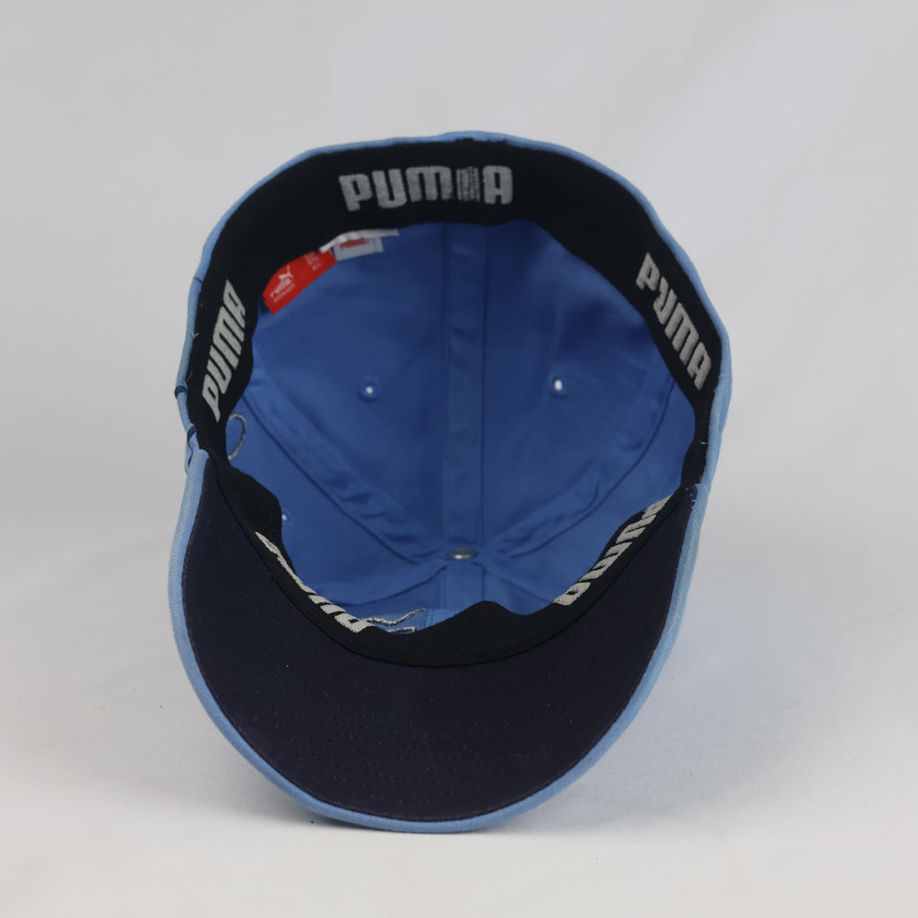 Thrifted Puma Big Cat Outline Light Blue Stretch-Fit Cap (56-57cm) |10676