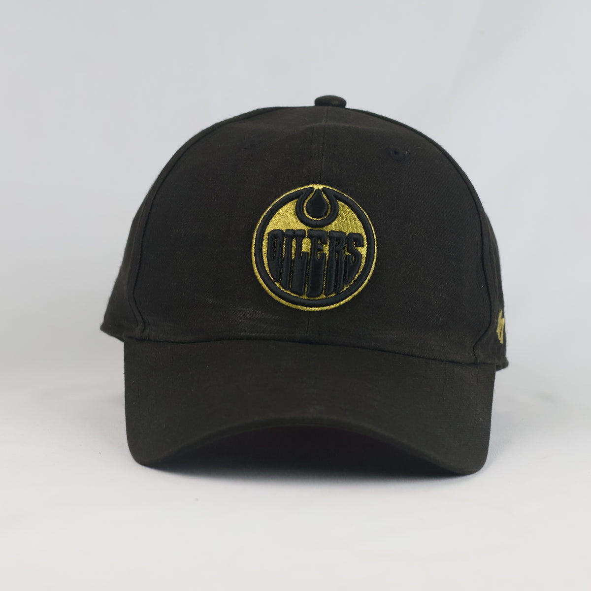 Thrifted '47 Brand Edmonton Oilers NHL Black Snapback Cap (57-59cm) |10677