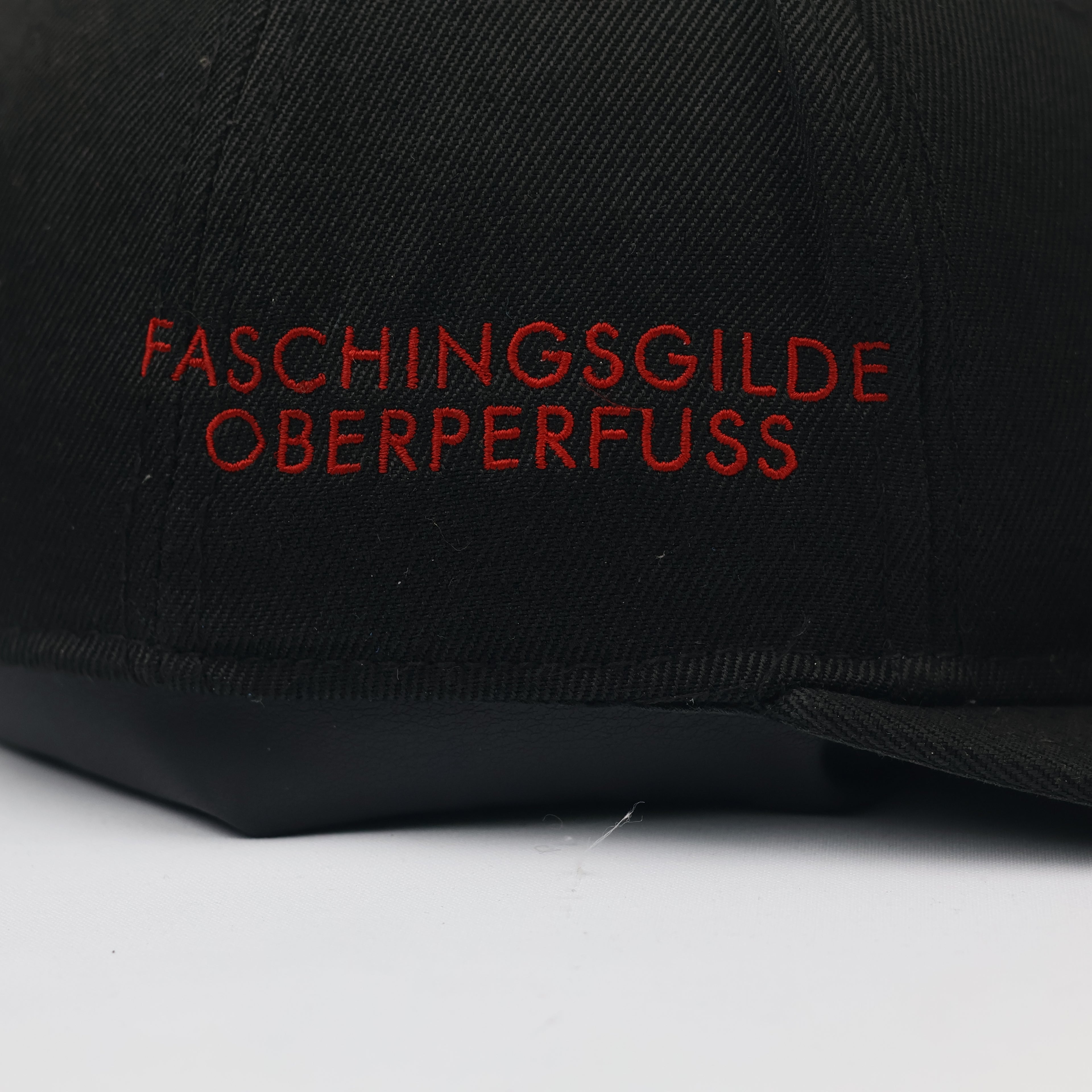 Atlantis Snapback Thrifted Cap | Black Faschingsgilde Oberperfuss Embroidered Hat