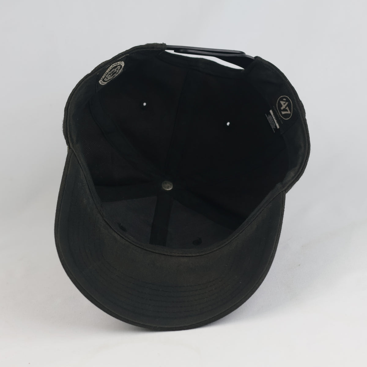 Thrifted '47 Brand Edmonton Oilers NHL Black Snapback Cap (57-59cm) |10677