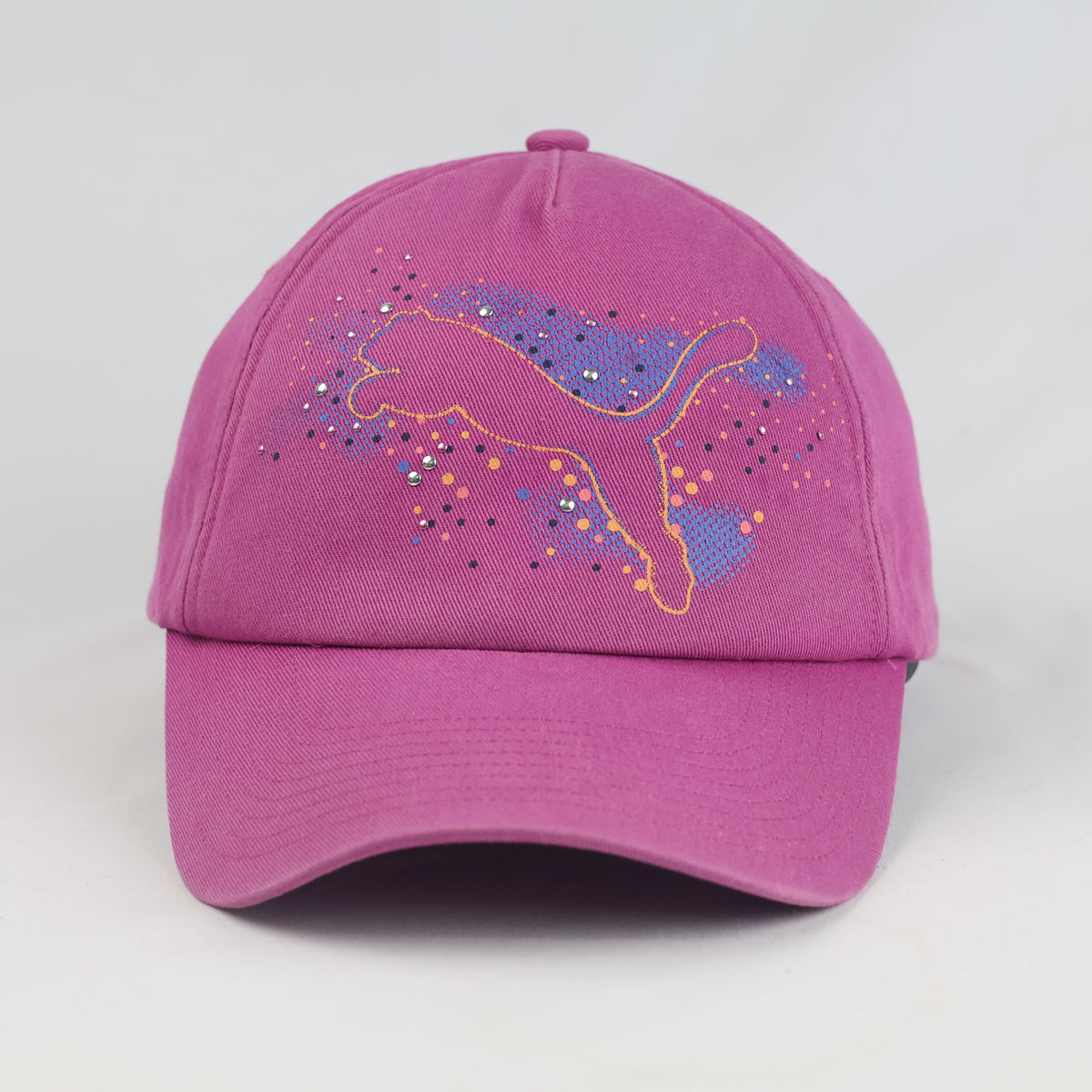 Thrifted Puma Magenta Cotton Strapback Cap (56-57 cm) |10733