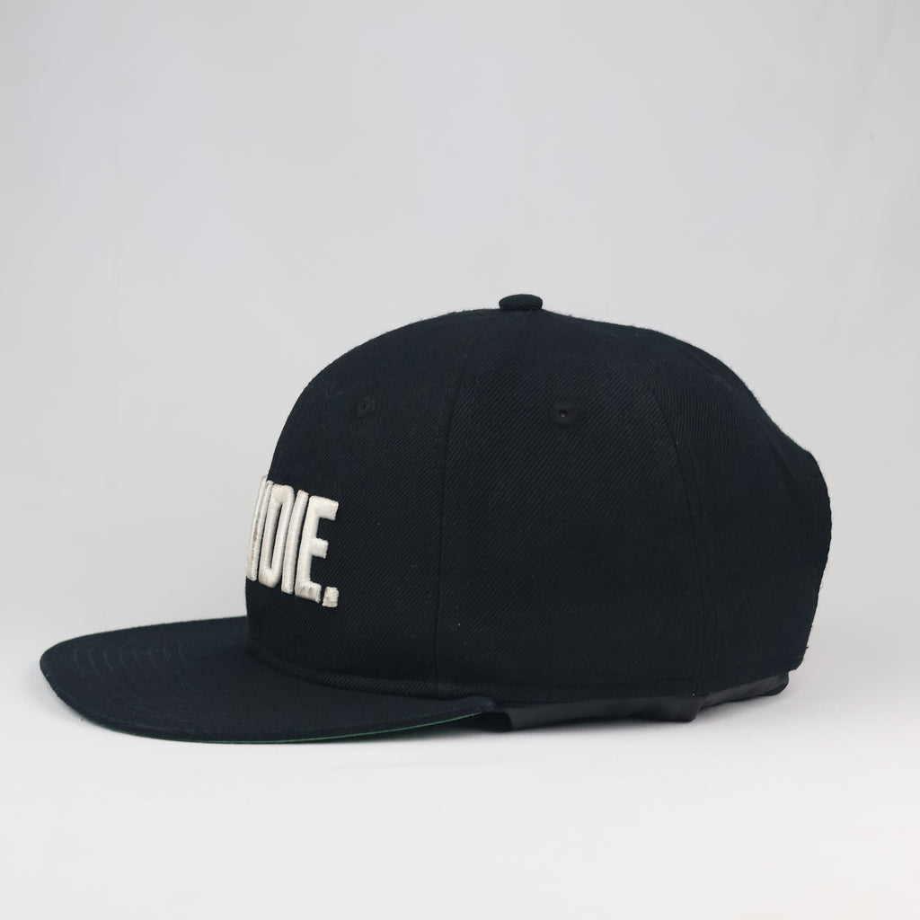 Thrifted Blondie Rock Band Black Flat Brim Cap - Size 56-58cm