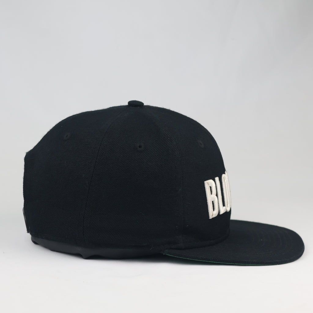 Thrifted Blondie Rock Band Black Flat Brim Cap - Size 56-58cm