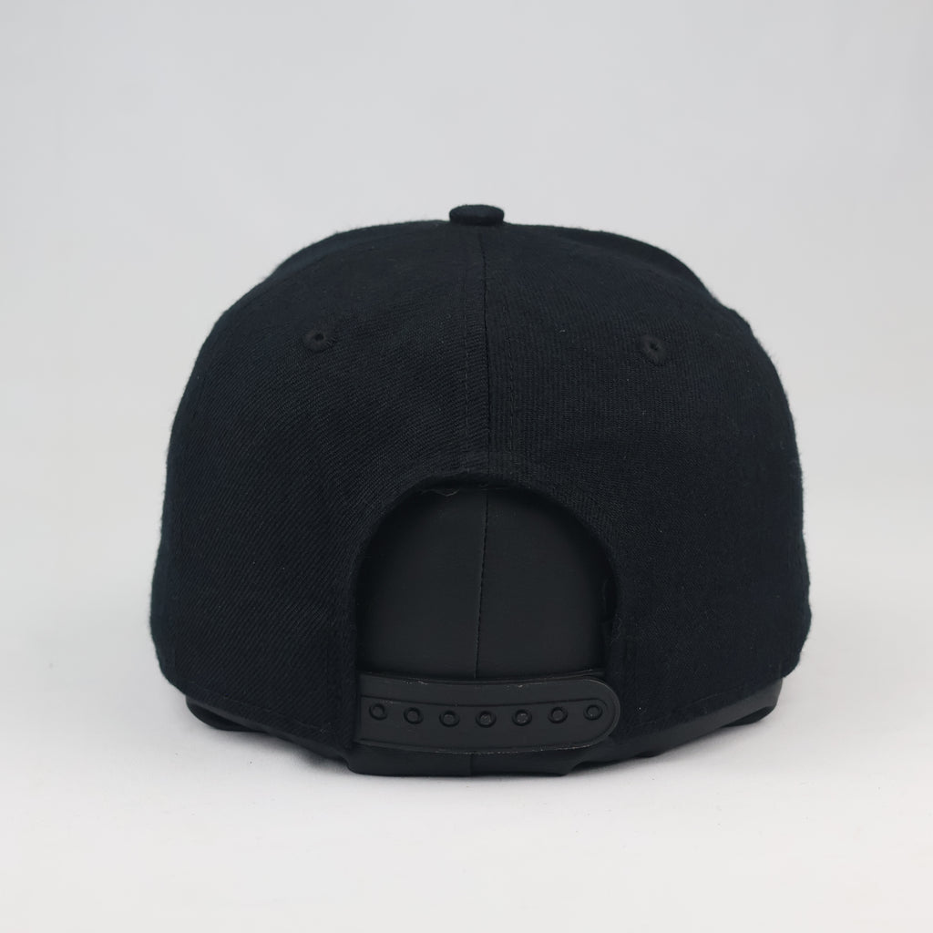 Thrifted Blondie Rock Band Black Flat Brim Cap - Size 56-58cm