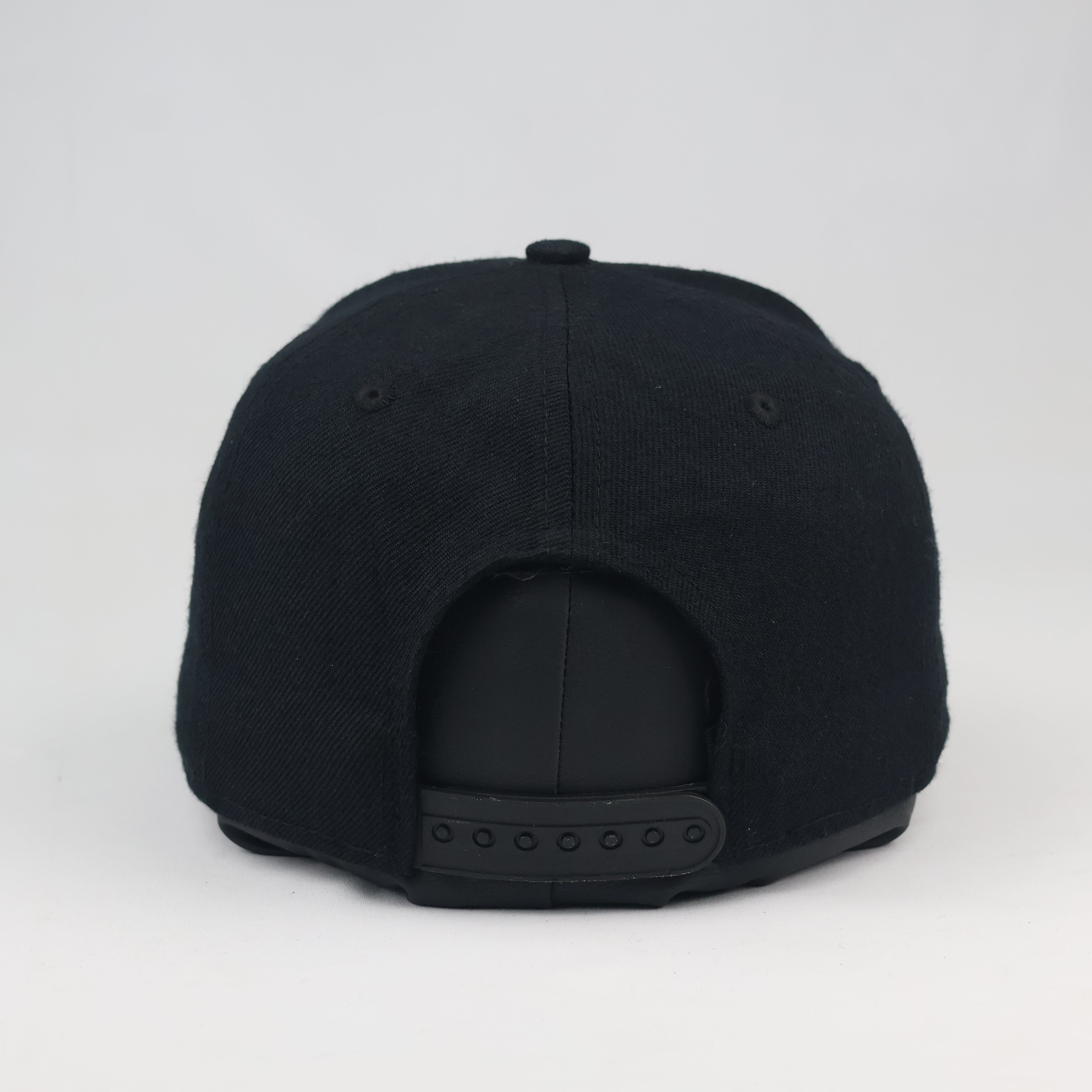 Thrifted Blondie Rock Band Black Flat Brim Cap - Size 56-58cm