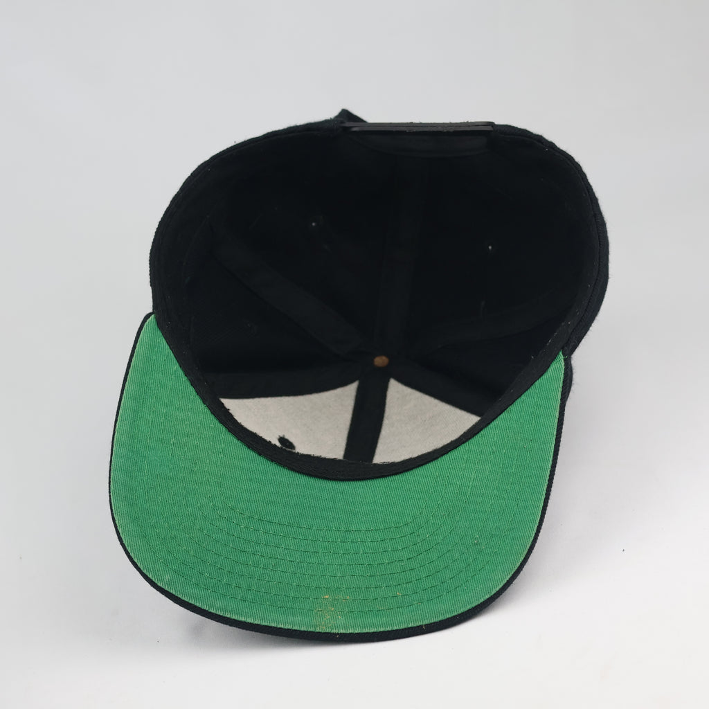 Thrifted Blondie Rock Band Black Flat Brim Cap - Size 56-58cm