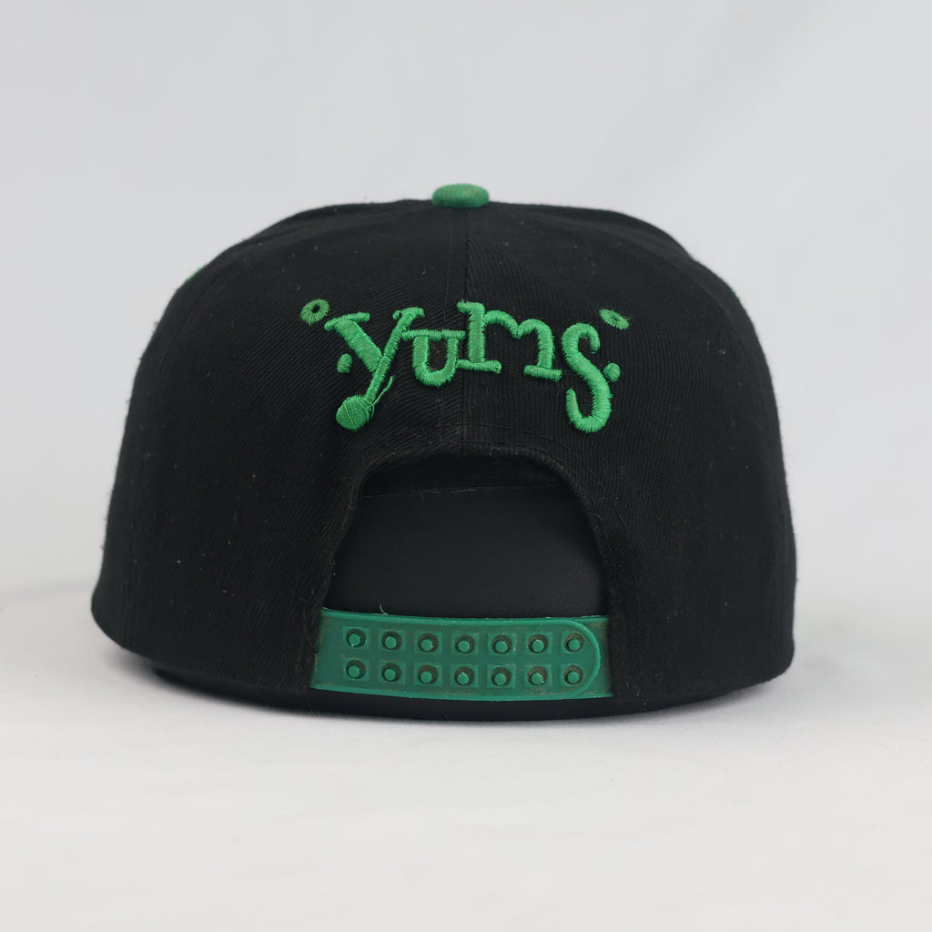 Thrifted  YUMS Embroidered Two-Tone Snapback Cap (56-57 cm)  | 10738