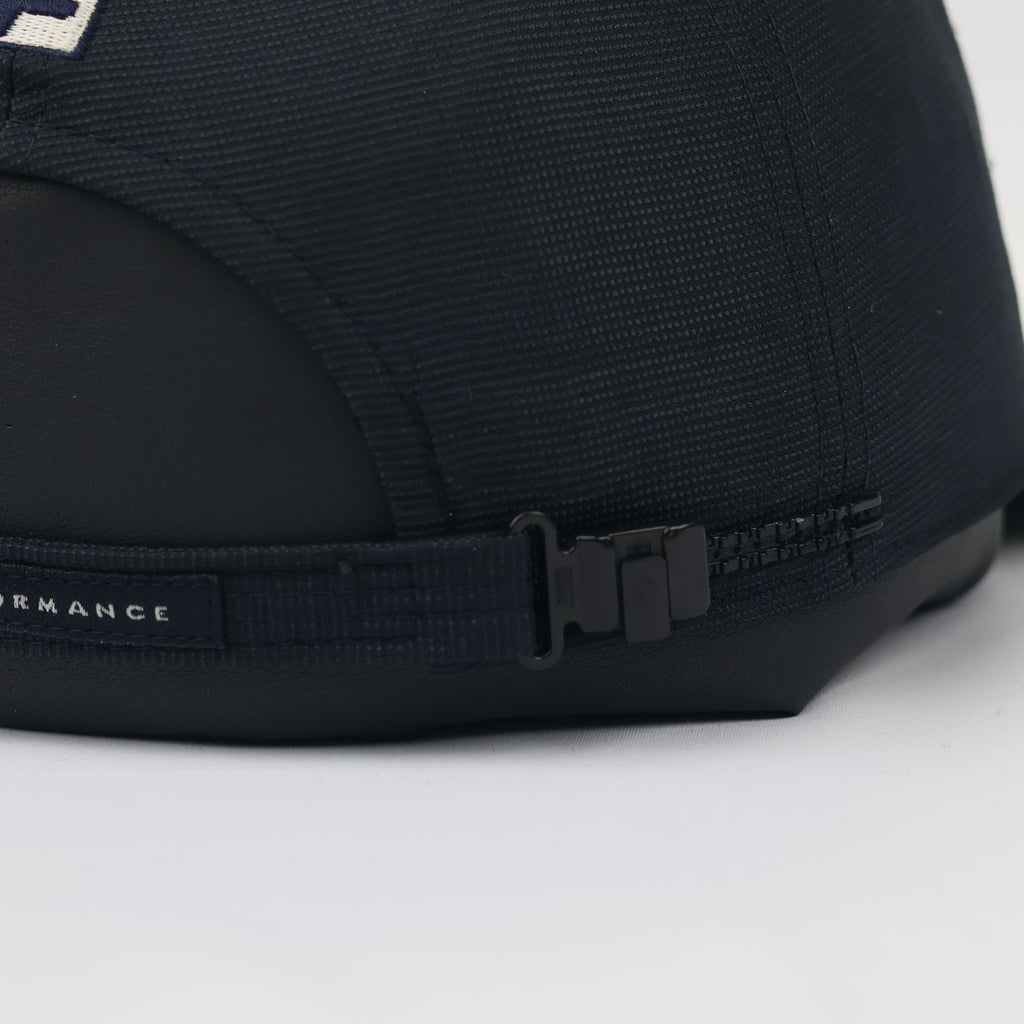 FILA Performance Embroidered Thrifted Sports Cap - Navy Blue & Cream