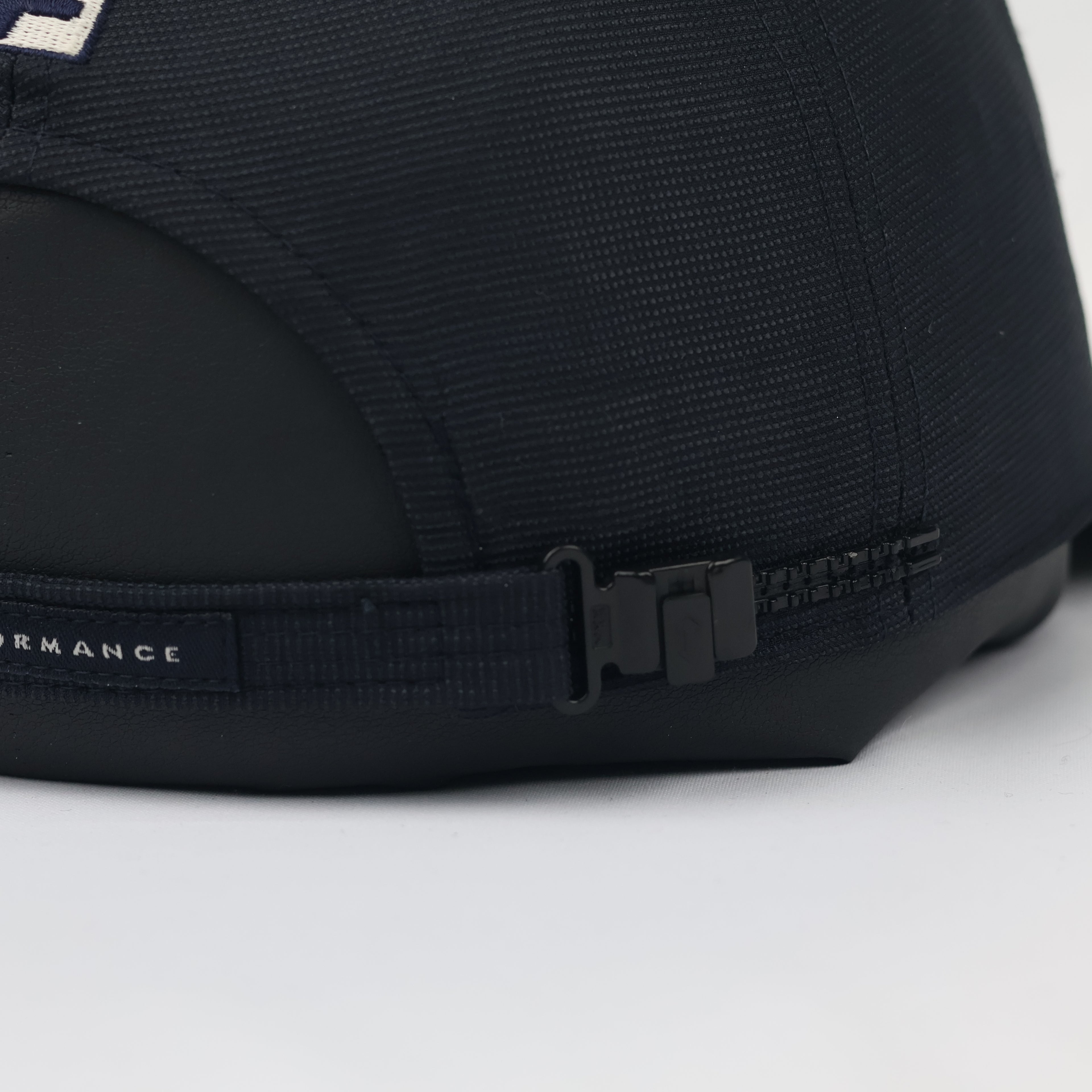 FILA Performance Embroidered Thrifted Sports Cap - Navy Blue & Cream
