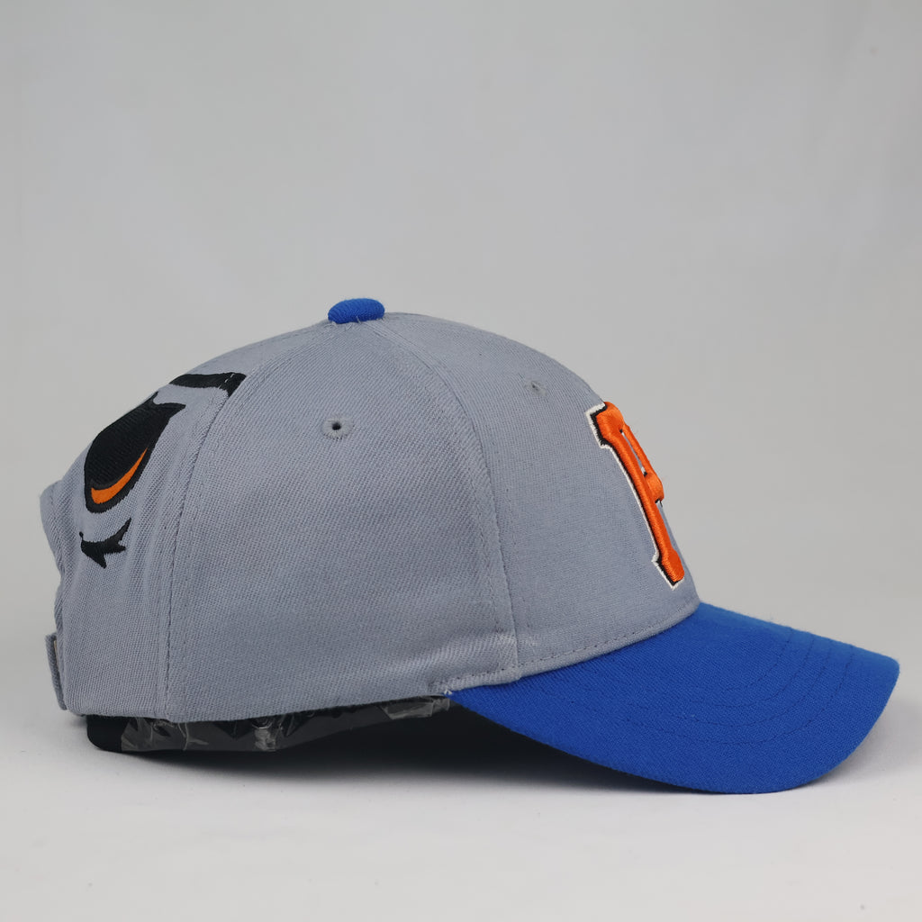 Classic Pittsburgh Pirates Baseball Cap - Grey Blue MLB Thrifted Strapback with Pirate Graphic