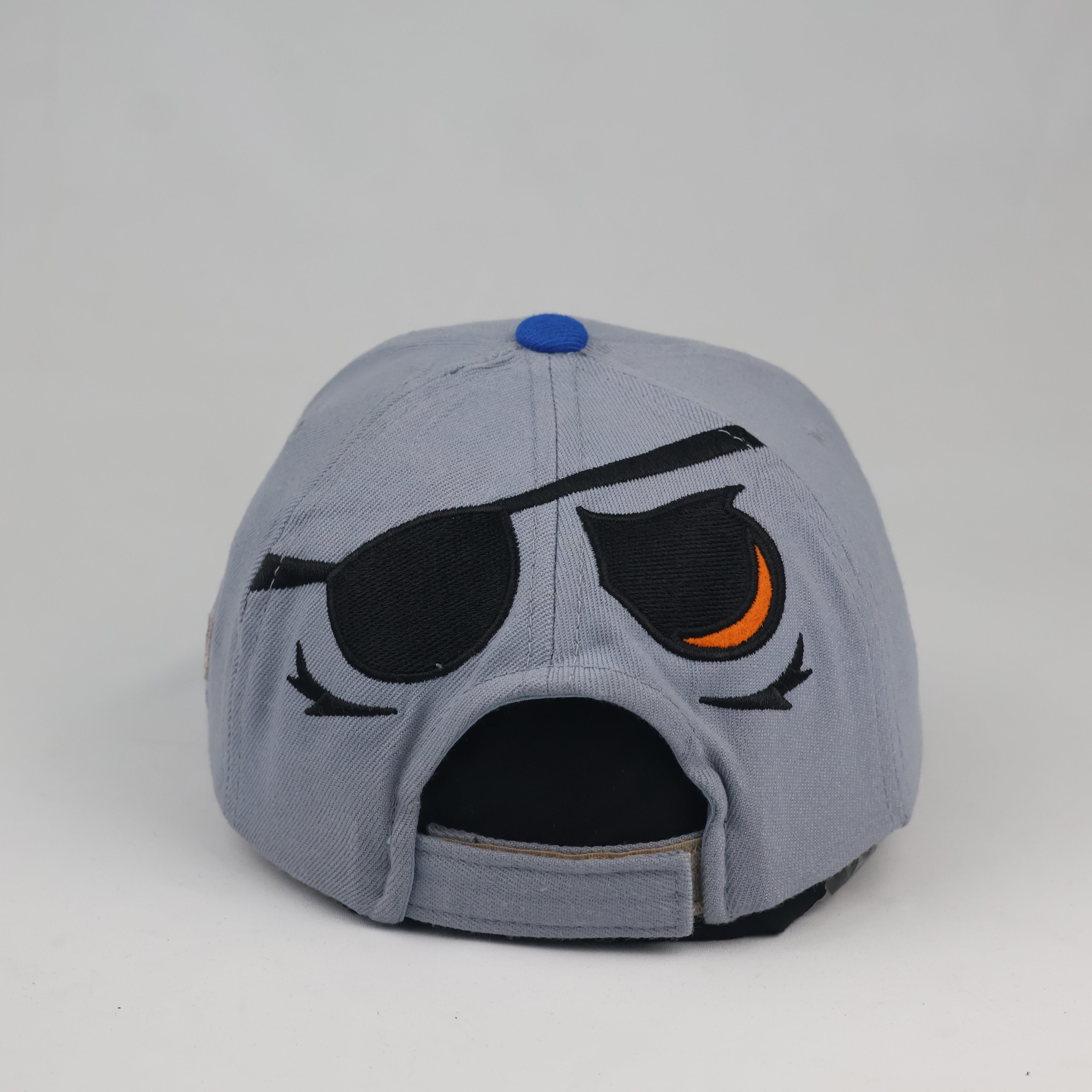 Classic Pittsburgh Pirates Baseball Cap - Grey Blue MLB Thrifted Strapback with Pirate Graphic
