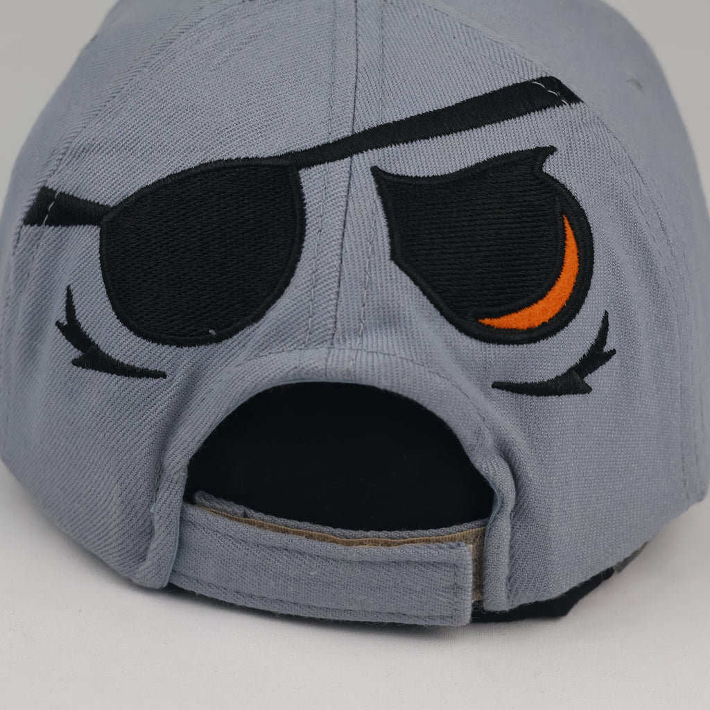 Classic Pittsburgh Pirates Baseball Cap - Grey Blue MLB Thrifted Strapback with Pirate Graphic