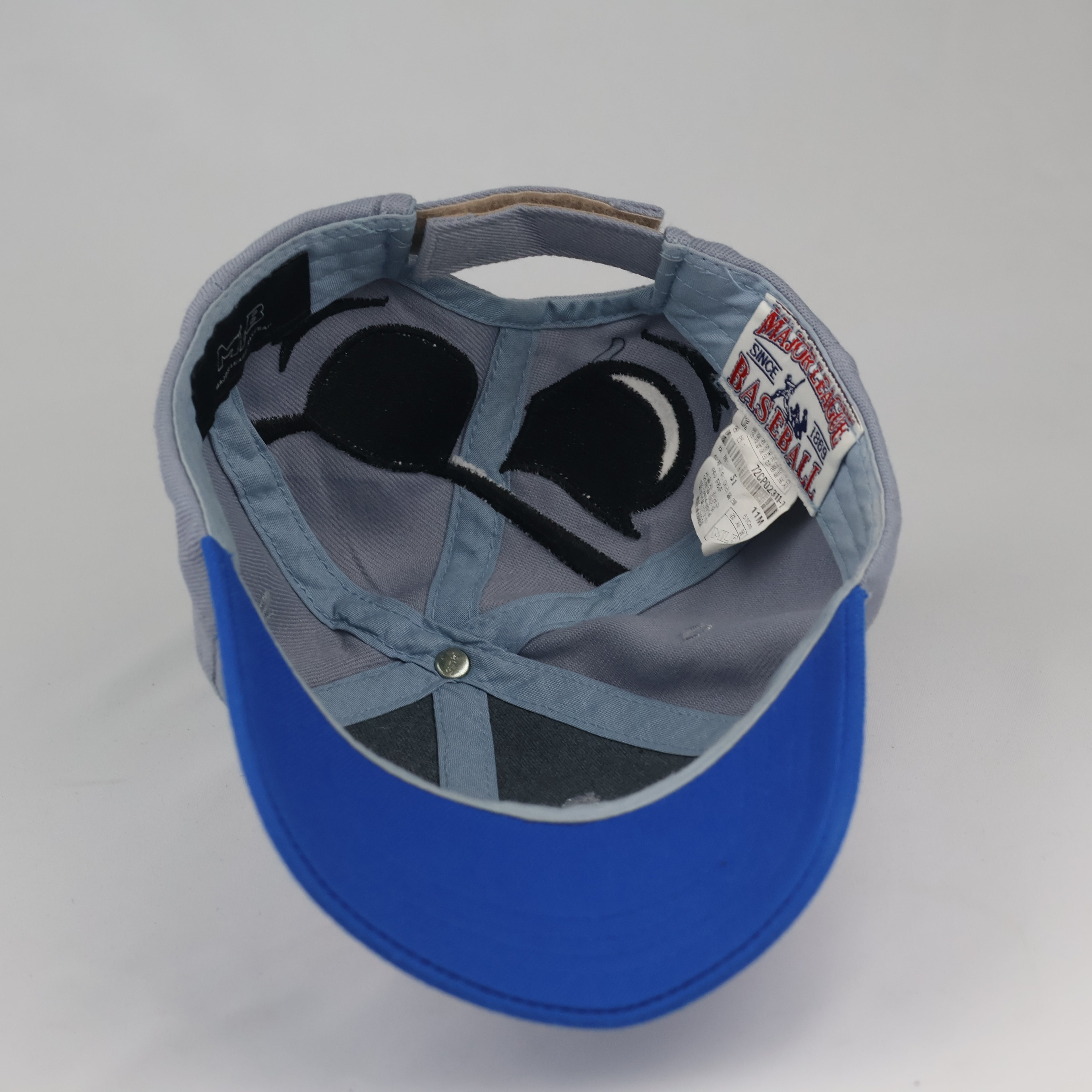 Classic Pittsburgh Pirates Baseball Cap - Grey Blue MLB Thrifted Strapback with Pirate Graphic