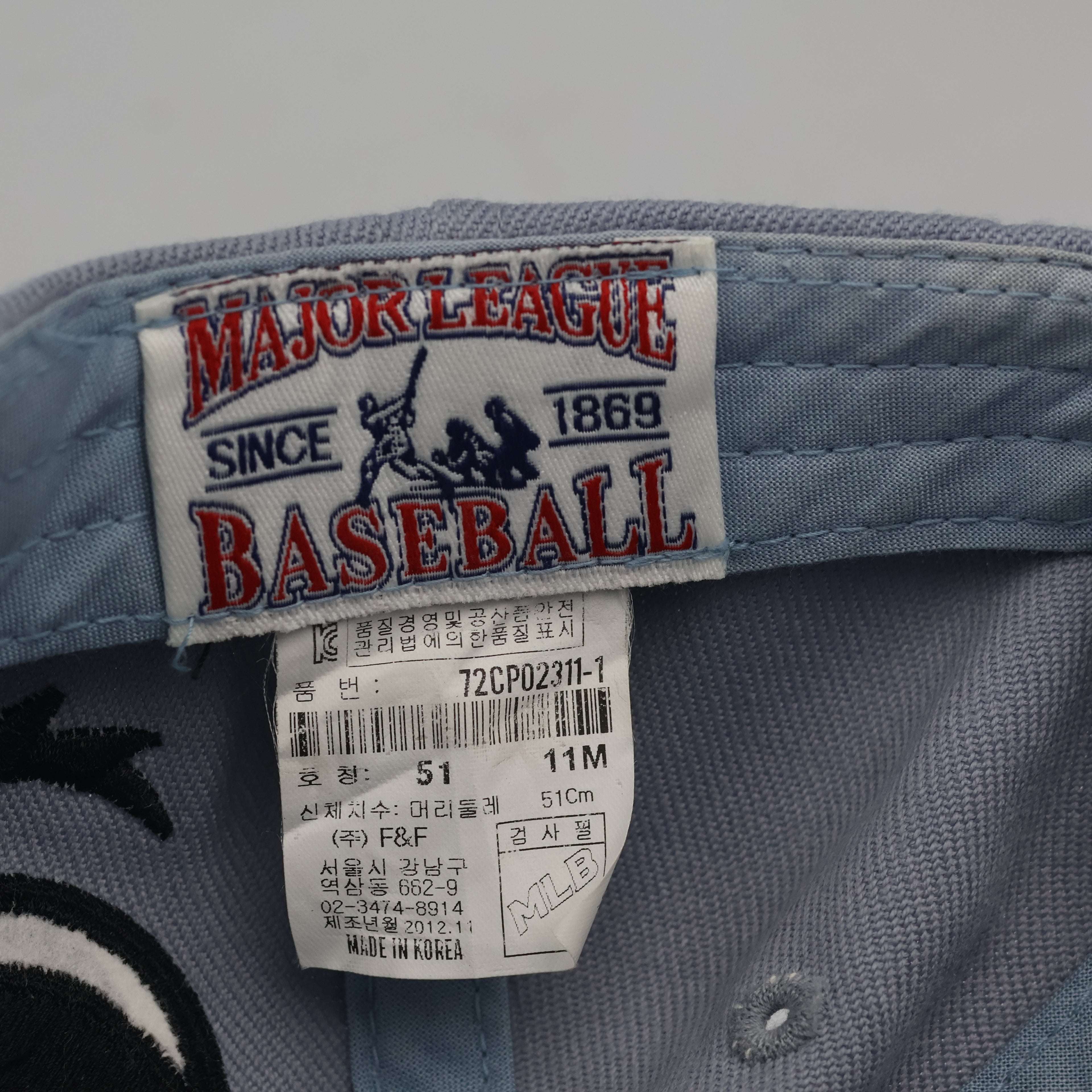 Classic Pittsburgh Pirates Baseball Cap - Grey Blue MLB Thrifted Strapback with Pirate Graphic