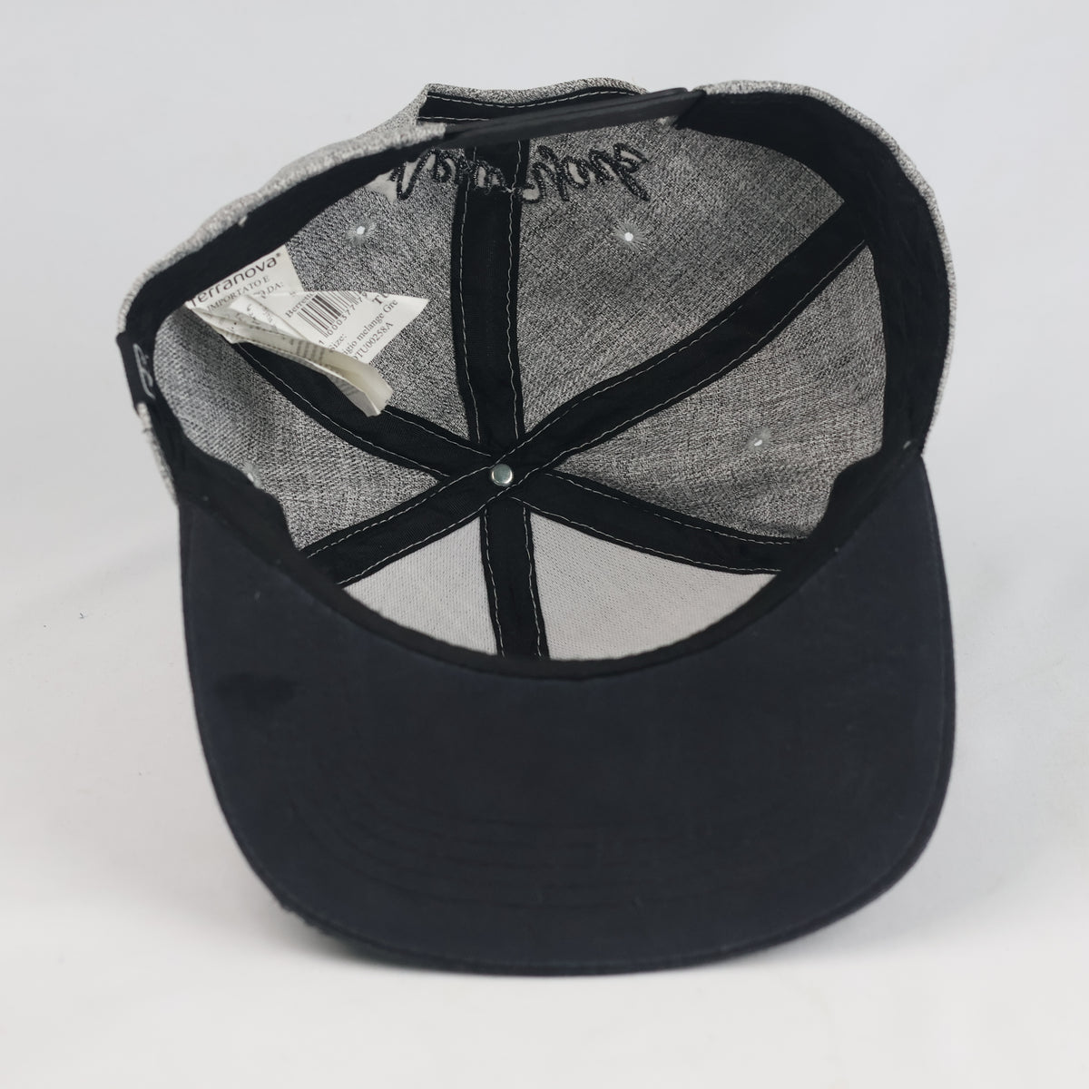 Thrifted Terranova NYC Grey Snapback Cap (56-57 cm) |10710