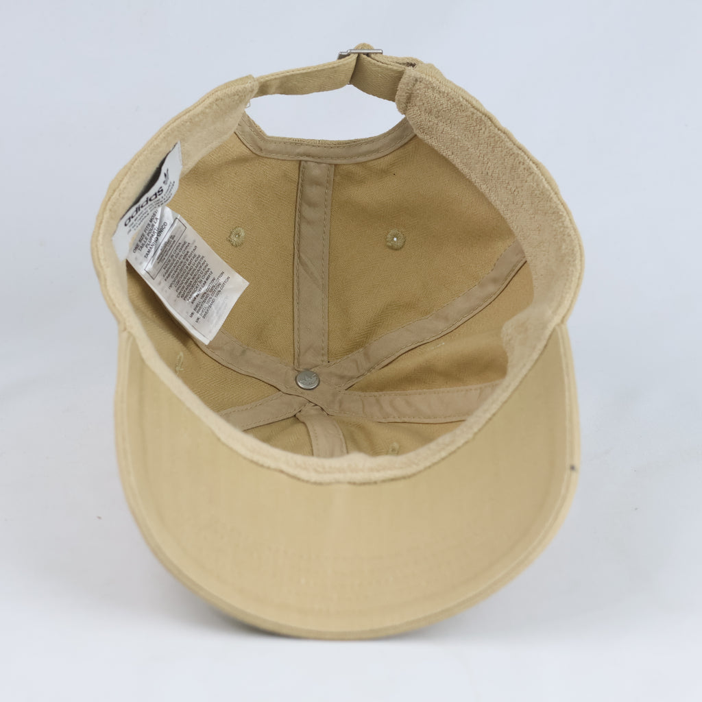 Thrifted Adidas Originals Beige Cotton Cap (58-59 cm) |10686