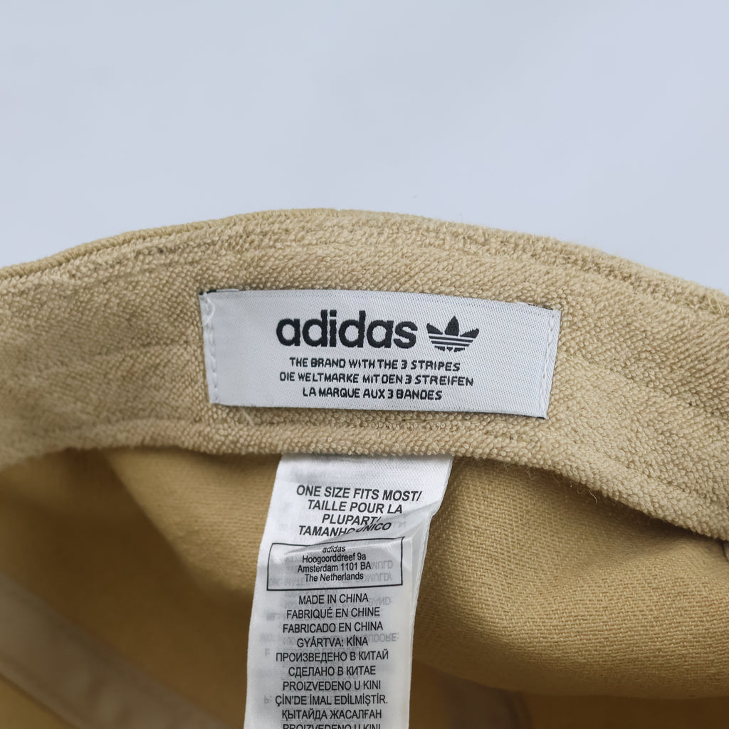 Thrifted Adidas Originals Beige Cotton Cap (58-59 cm) |10686