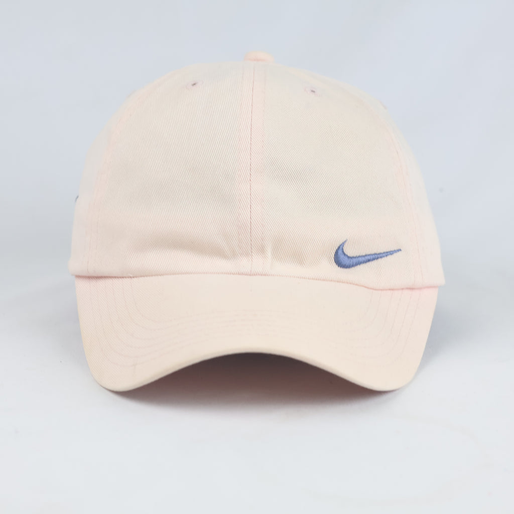 Thrifted Nike Pastel Pink Dad Hat with Side Swoosh | 10762