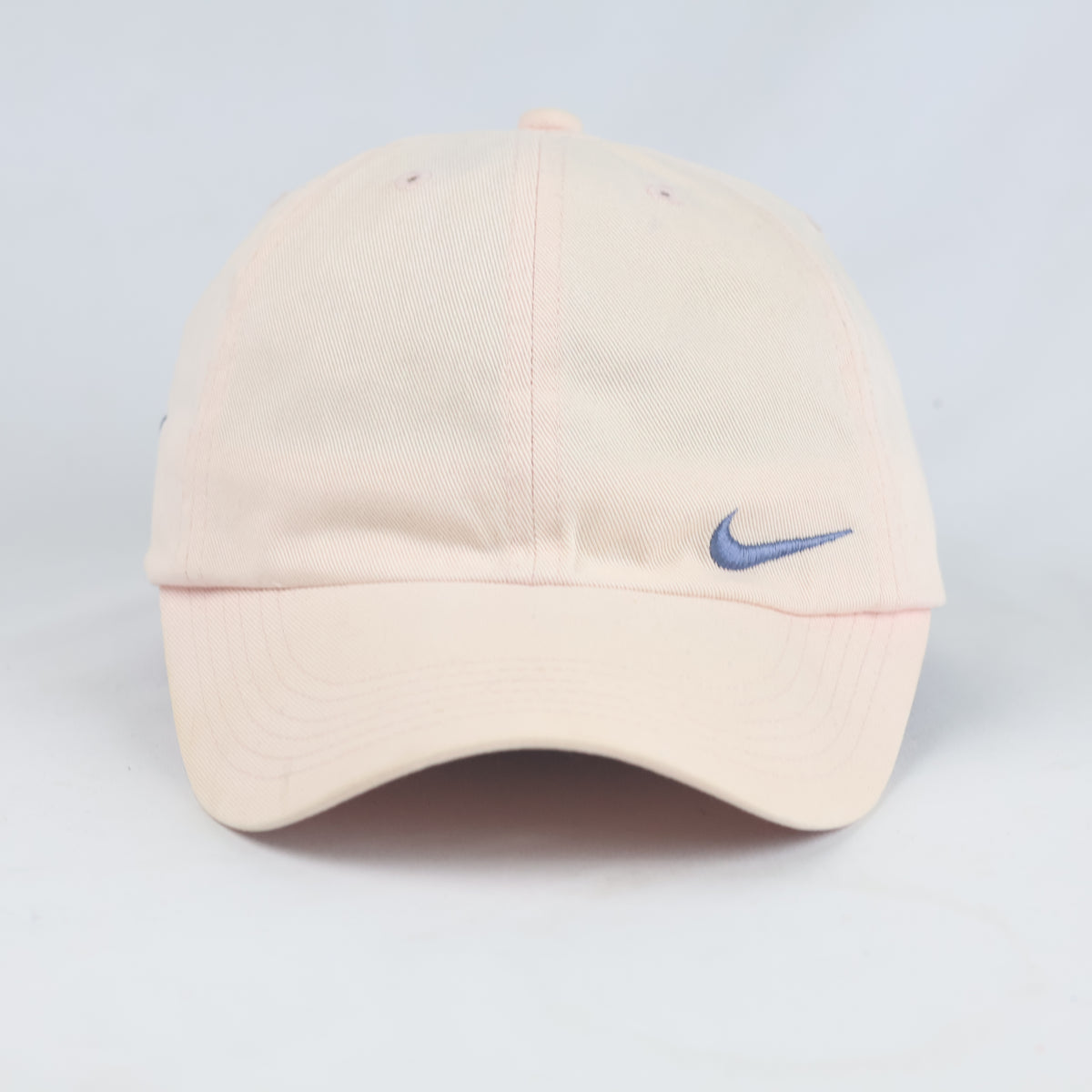 Thrifted Nike Pastel Pink Dad Hat with Side Swoosh | 10762