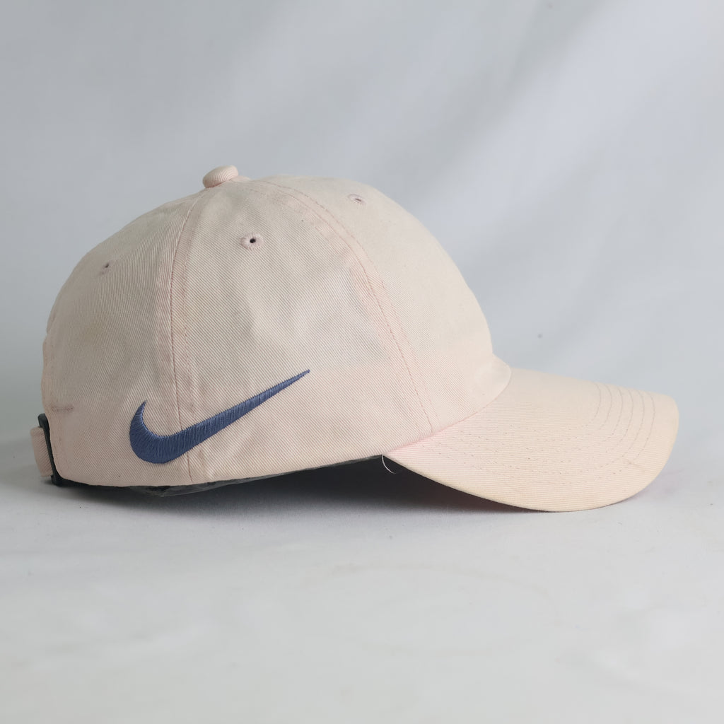 Thrifted Nike Pastel Pink Dad Hat with Side Swoosh | 10762