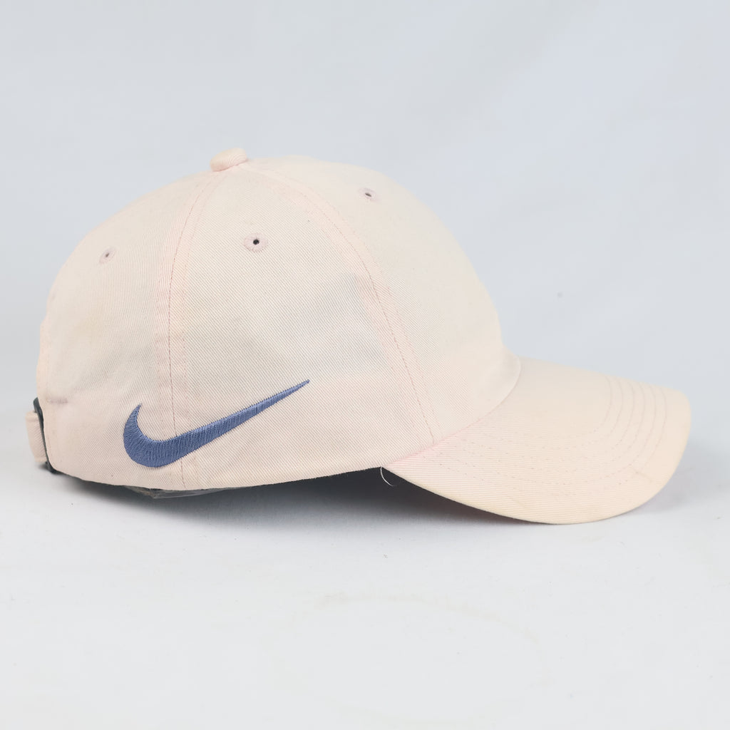 Thrifted Nike Pastel Pink Dad Hat with Side Swoosh | 10762