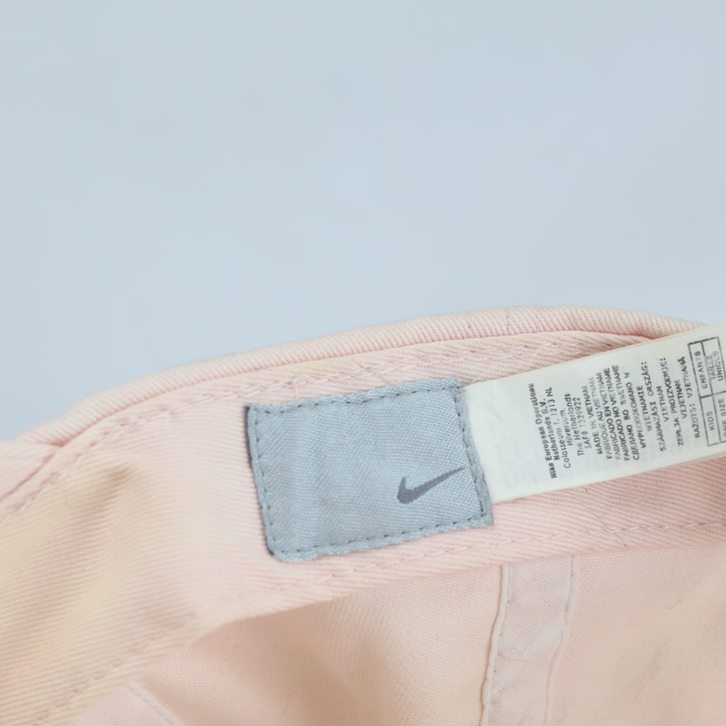 Thrifted Nike Pastel Pink Dad Hat with Side Swoosh | 10762