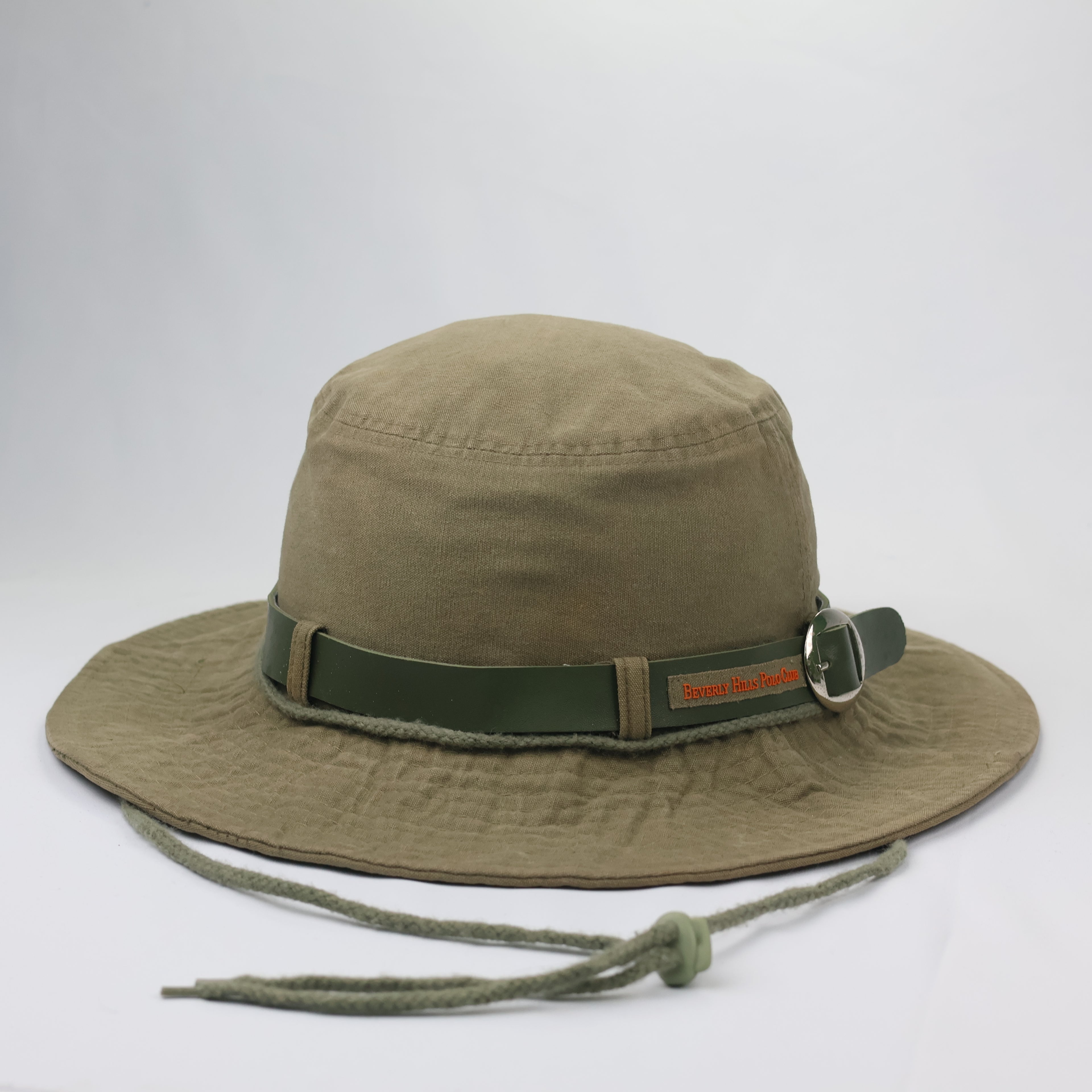 Renoma Paris Classic Wide Brim Fedora Thrifted Hat - Beige & Brown Ribbon